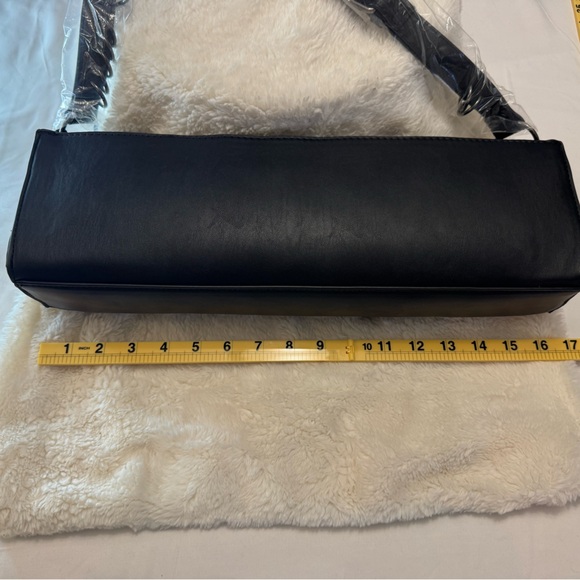 Black Multi-Pocket Shoulder Bag for Women - Picture 5 of 6